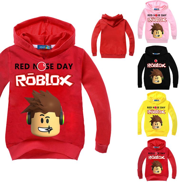 Dhl Otoño Roblox Camiseta Para Niños Chicos Sudadera Para Niñas Ropa Día De La Nariz Roja Sudadera Con Capucha Sudadera Camisetas De Manga Larga - 