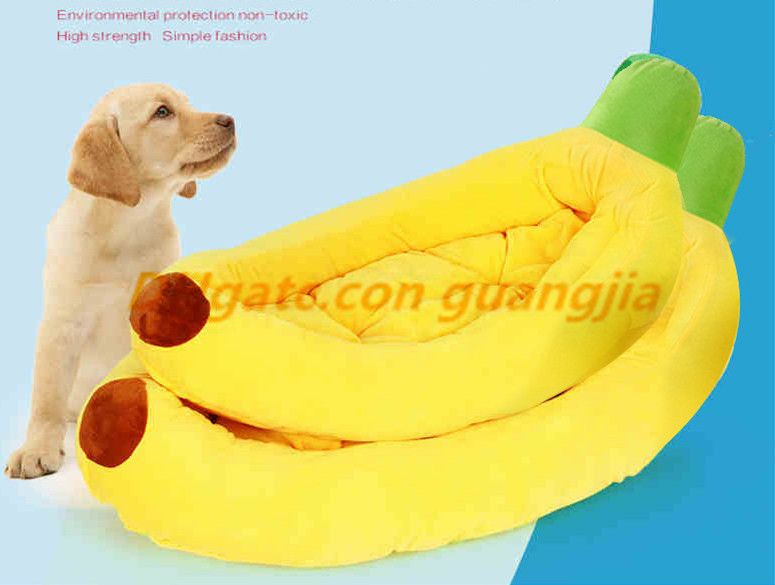 Yellow Super Soft All Can Unpick And Wash Banana Pet Bed Nest Yellow Super Soft All Can Unpick And Wash Banana Pet Bed Nest Cat Dog Sleeping Beds House Sofa Suitable