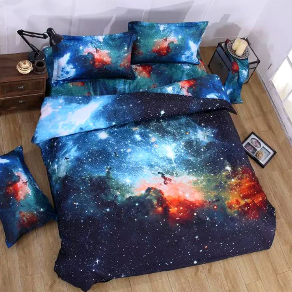 3d Galaxy Bedding Set Universe Outer Space Themed Bedspread Bed 3d Galaxy Bedding Set Universe Outer Space Themed Bedspread Bed Linen Duvet Cover Comforter Sets Pillowcase Twin King Covers
