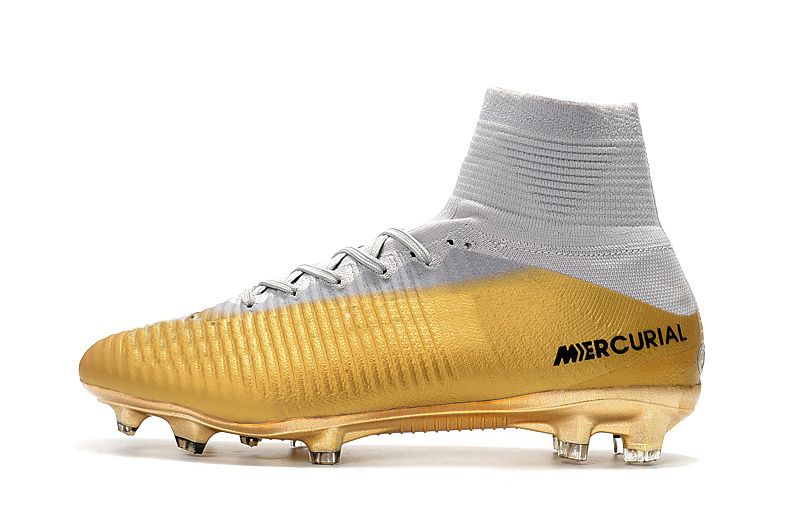 Compra Botines De Fútbol Unisex Oro Blanco CR7 100% Original Para Niños  Zapatos De Fútbol Para Interiores Mercurial Superfly V FG Césped De Fútbol  Barato | Entrega Rápida Y Calidad | Es.Dhgate