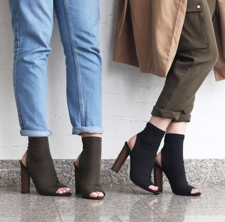 slingback booties closed toe