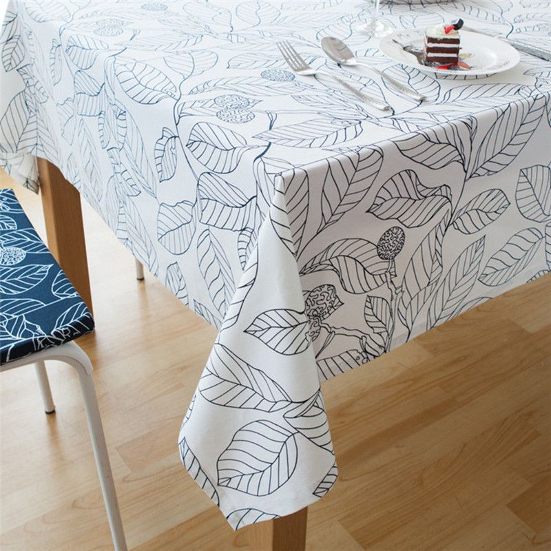 Helloyoung Decorative Table Cloth Cotton Linen Tablecloth Dining Helloyoung Decorative Table Cloth Cotton Linen Tablecloth Dining Cover For Kitchen Home Decor U1260 Round Cloths From