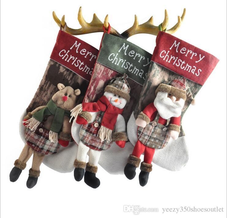new explosions large christmas sock gift bag felt non woven christmas stockings santa claus snowman elk socks christmas reindeer christmas room decor from - Large Christmas Stockings new explosions large christmas sock gift bag felt non woven christmas stockings santa claus snowman elk socks christmas reindeer christmas room decor from - Large Christmas Stockings