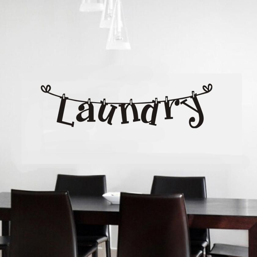 zooyoo wall stickers laundry room sticker home decor popular vinyl