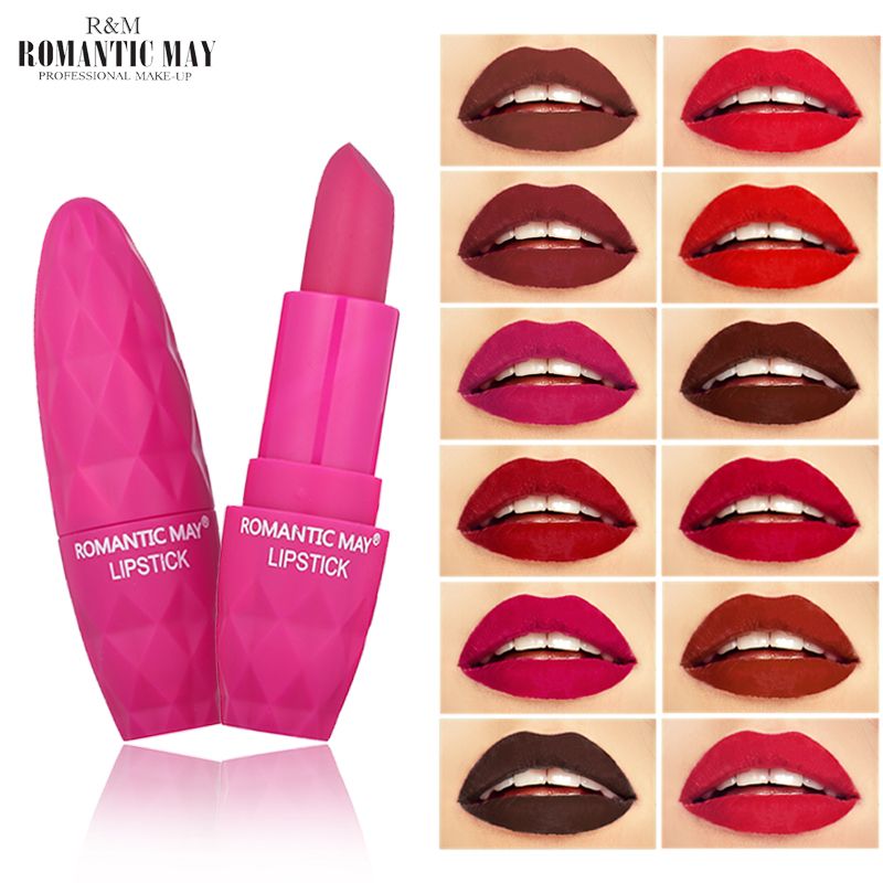 romantic may red lips