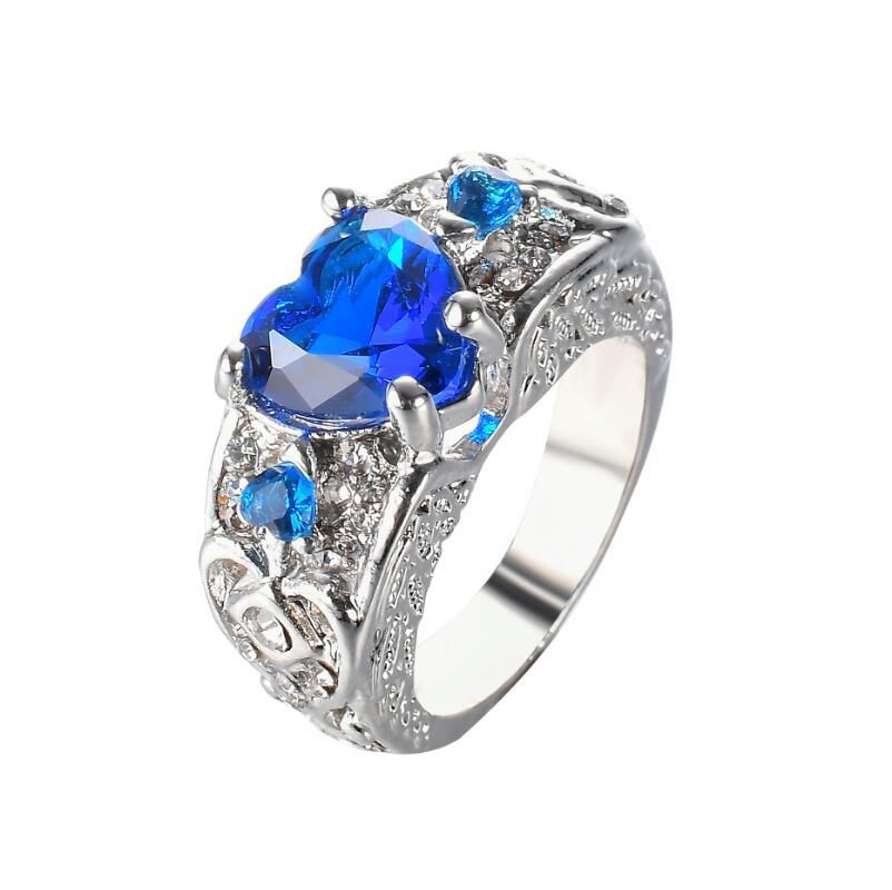 blue engagement rings