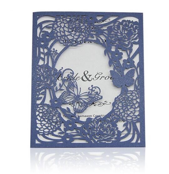 free printing customized invitation cards wedding invitation hollow free customized invitations