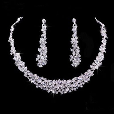 Wholesale Bridal Jewellery Sparkly Diamond Rhinestone Earrings