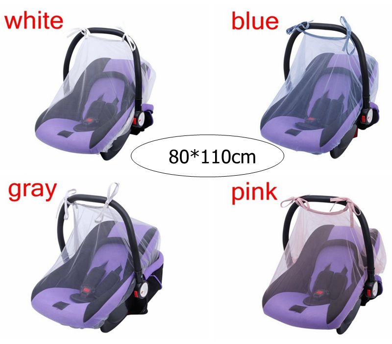 4colors Choose Free Bug Insect Netting Infant Carriers Car Seats Cover Cradles Baby Mosquito Net 80 110cm