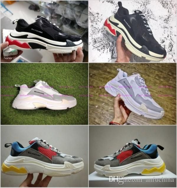 2017 Retro Speed Training Tripe S 17fw Dad Shoe Fashion Vintage ... 2017 Retro Speed Training Tripe S 17fw Dad Shoe Fashion Vintage Women Men Running Shoes Sport With Double Box Best Running Shoes For Men Shoes For Sale From ...