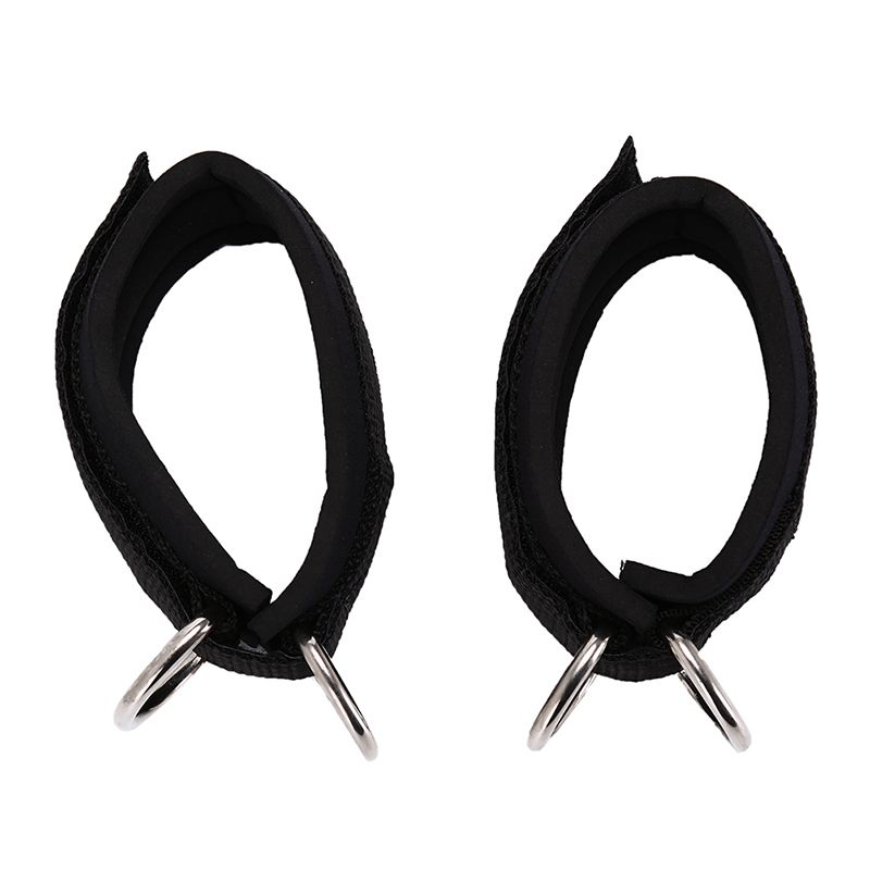 2018 adjustable d ring ankle strap cuffs for gym workouts cable