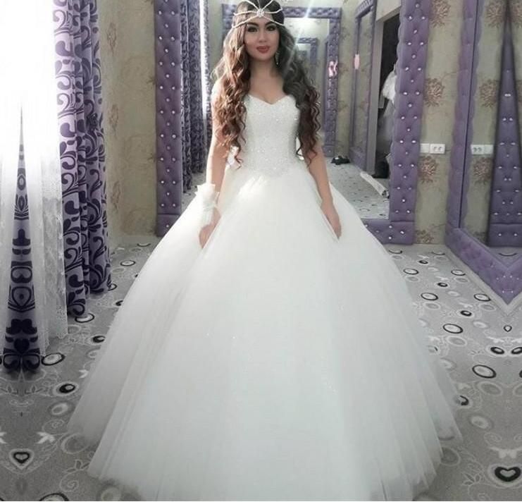 compre 2019 vestidos de novia elegantes del vestido de princesa ball
