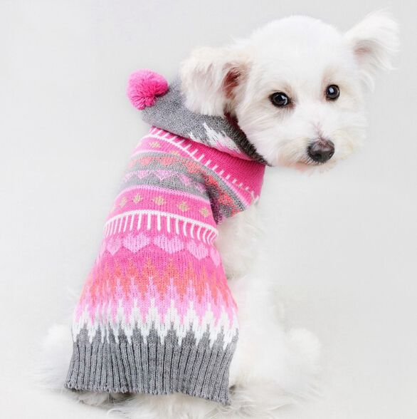 2018 pet dog clothes sweater christmas sweater warm pets clothing