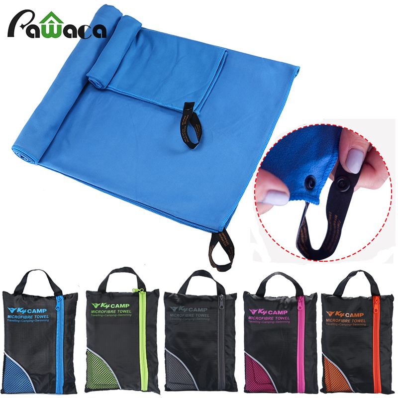 2pcs Larger Size Microfiber Travel Sport Towel Set Soft Quick Dry Beach Towels With Bag For Gym Swimming Yoga Travel Supplies
