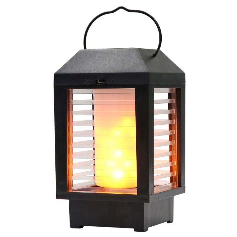 Outdoor Portable Lantern Solar Powered Led Light Garden Path Wall