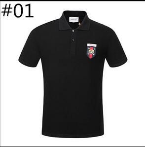 2019 solid color grid print slim fit tee