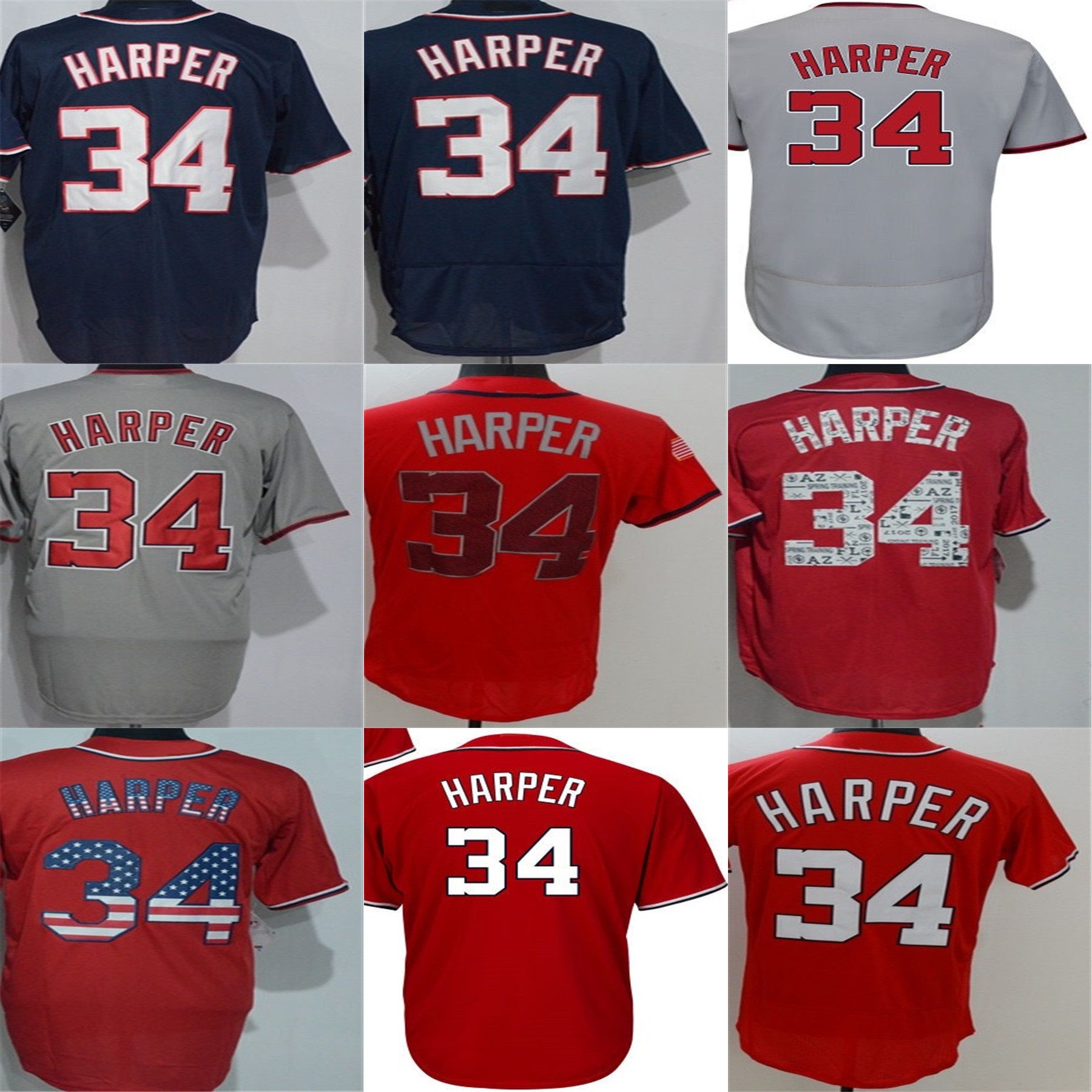 bryce harper navy jersey