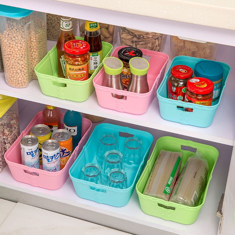 2020 Small Plastic Basket, Table Basket, Kitchen Box, Basket, Bathroom