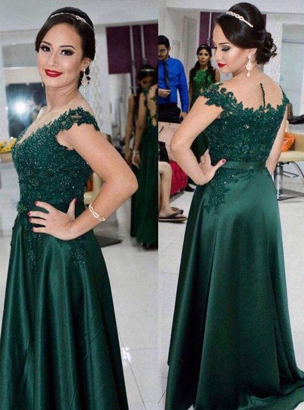 elegant emerald green dress