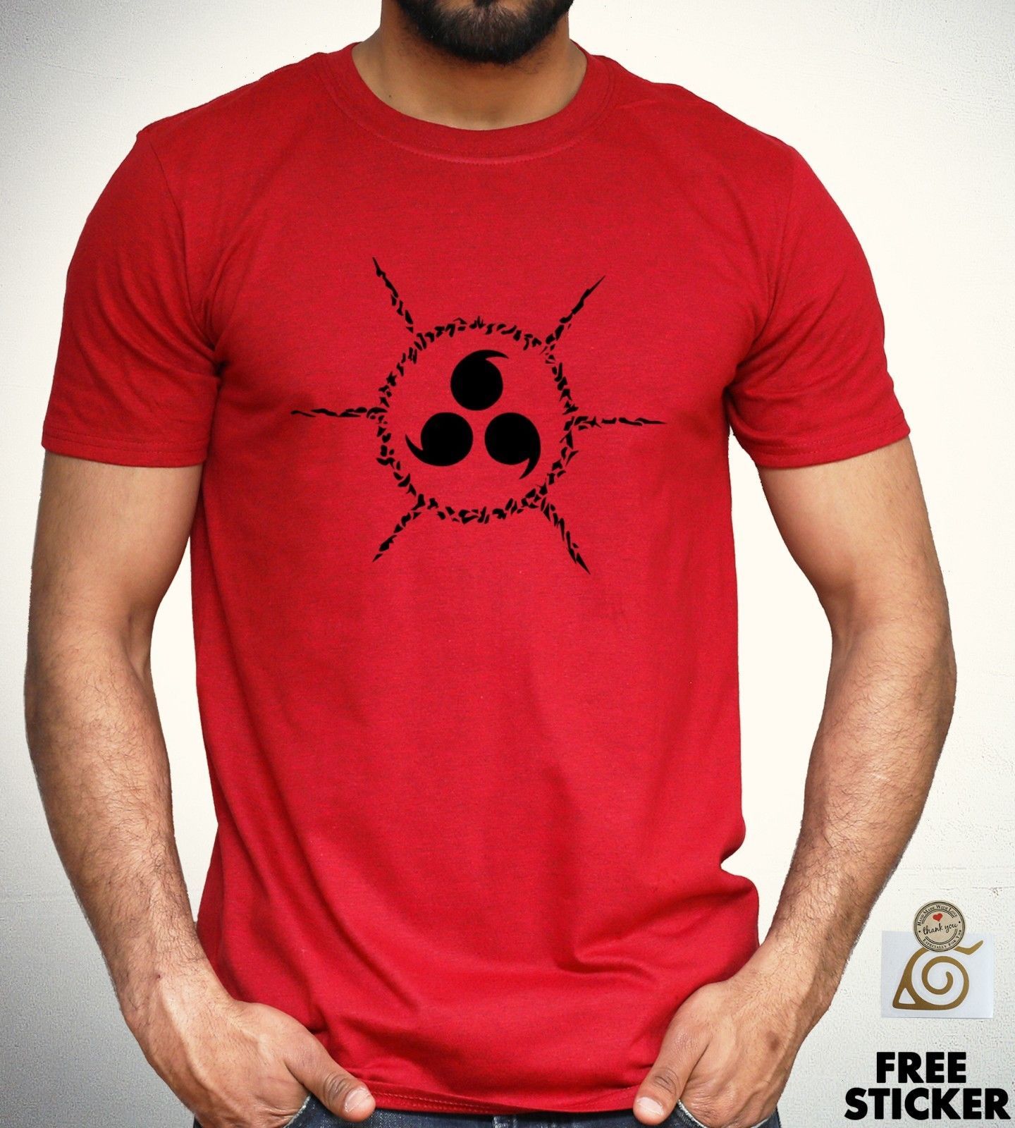sasuke uchiha curse mark t shirt sharingan orochimaru naruto anime