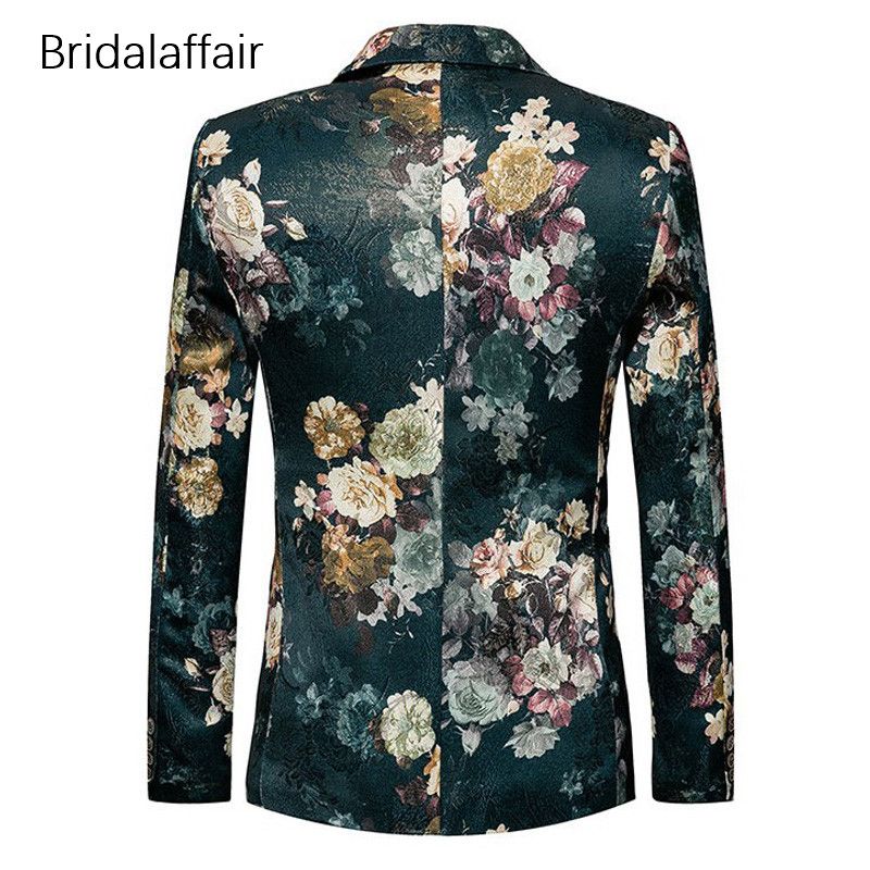 2019 Kuson Suits Men S Singers Perform Stage Show Fashion Floral