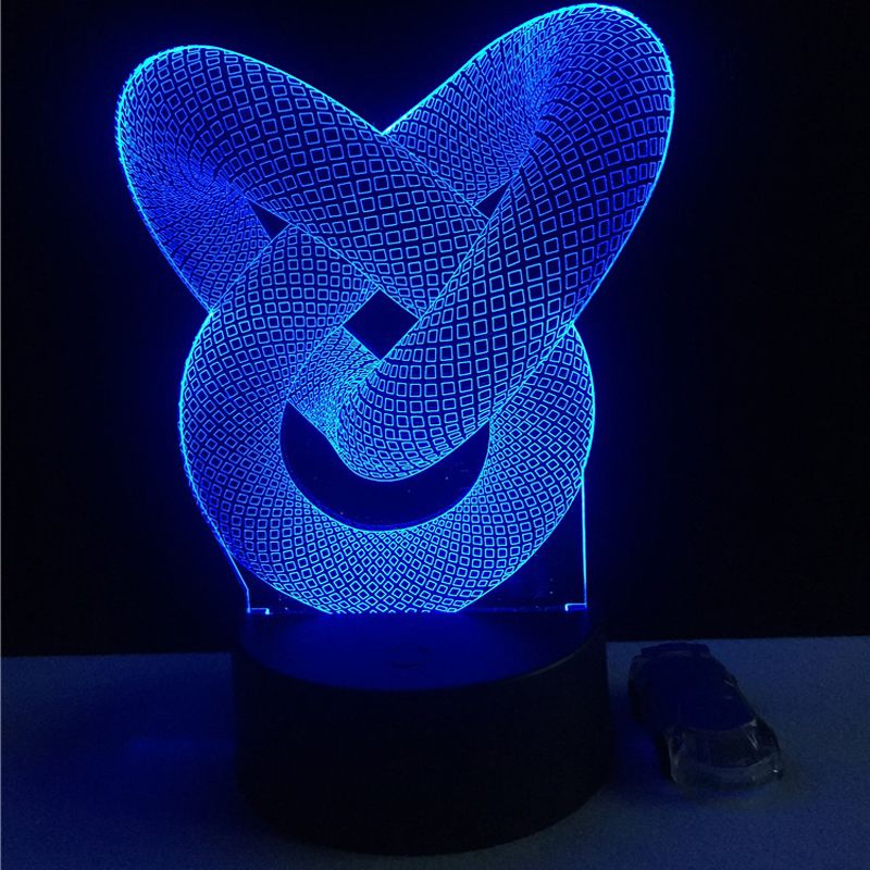 2018 abstract geometrical artistic 3d led usb lamp creative artistic