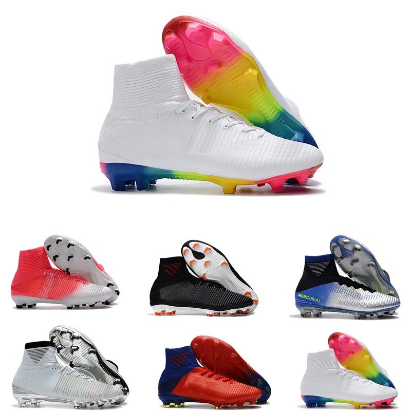 cr7 high top cleats