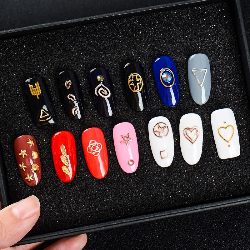 Mtssii Mix Metal Alloy Nail Rivet Ocean Starfish Shell Triangle