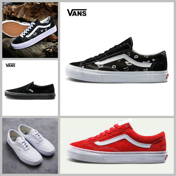 vans shoes name list