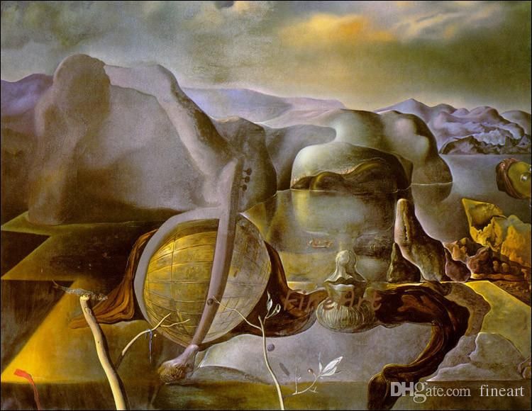 handmade oil wall art salvador dali canvas painting reproduction famous artist oil painting bedroom beautiful oil paintings on canvas for ho salvador dali painting