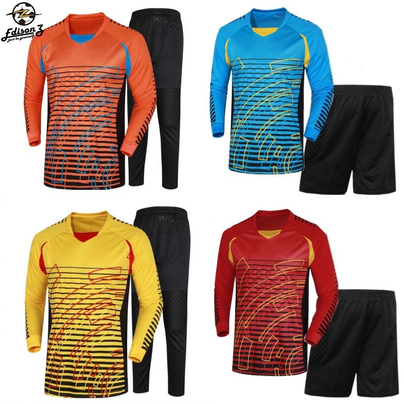 2020 Brand Men'S Soccer Goalkeeper Jersey Football Sets 2018/19 Goal