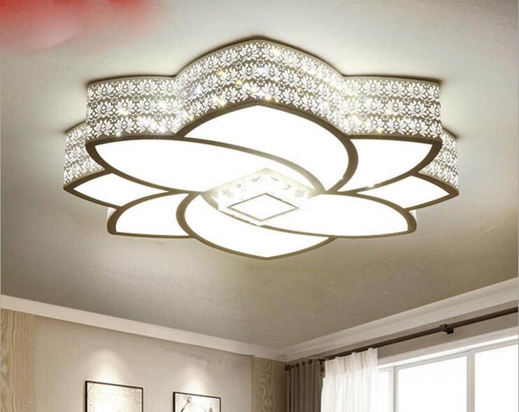 Plafoniera Fiori : Acquista new lotus led plafoniera moderno semplice fiore a forma di