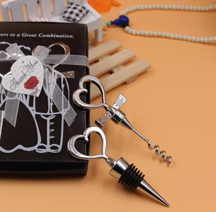Heart Combination Wine Corkscrew Wine Opener And Wine Bottle Stopper