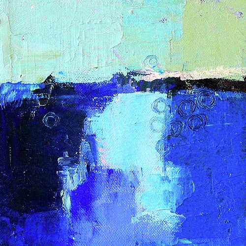 Acheter Blue Lagoon Peinture Abstraite Moderne Contemporain Toile
