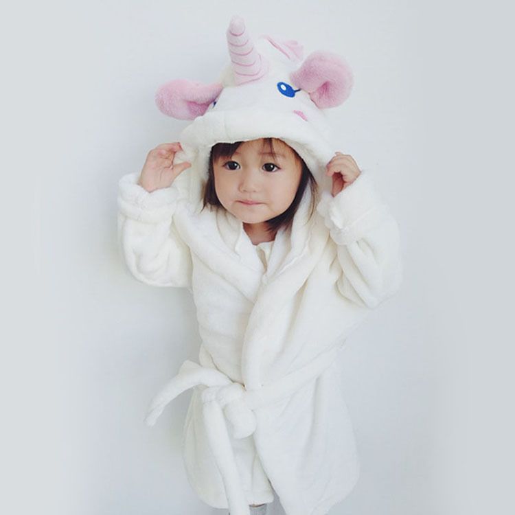Acheter Nouveau Charactor Doux Licorne Pyjamas Chaud Bebe Fille Enfants Garcon Nuit Peignoir Polaire Peignoir De Bain Vetements De Nuit Homewear Pyjamas Vetements De 12 3 Du Kidsfocus Fr Dhgate Com