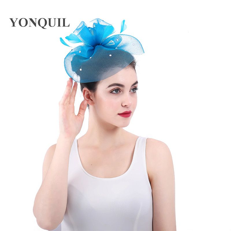 Turquoise Dress Ladies Wedding Hats