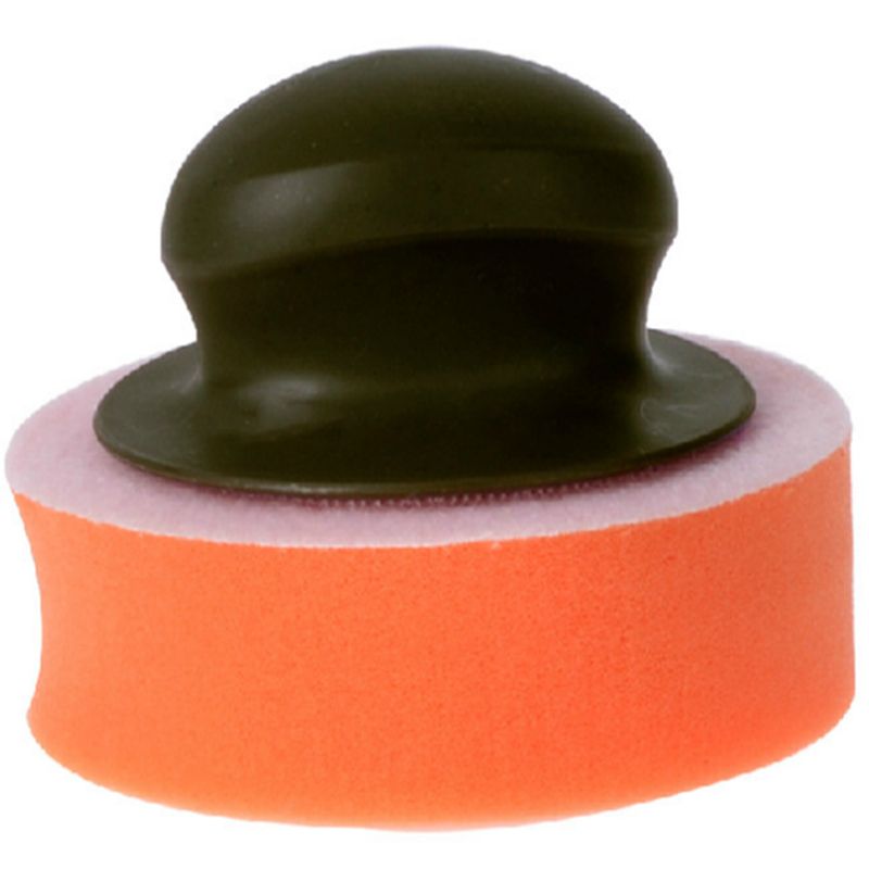 Car Waxing Sponge Polishing Plate Car Wax With Handle Waxed Cotton