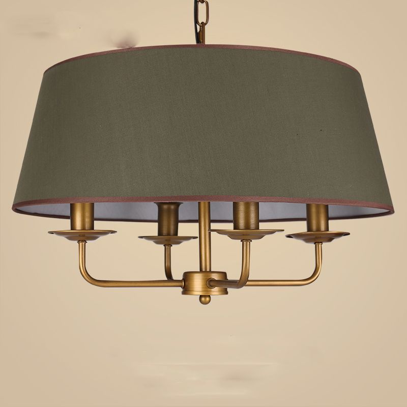 Fabric Drum Shade Pendant Lamp Fixture New High Quality Green Big Fabric Drum Shade Pendant Lamp Fixture New High Quality Green Big Cloth Light Art Lamps E004 Bedroom Lights For Home