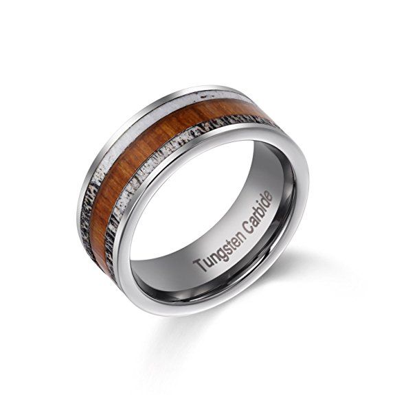 tungsten deer ring