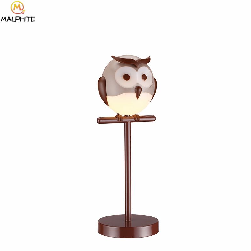 Cartoon Owls Fioor Lamp Kids Bedroom Decor Standing Light Fixtures Floor Lamps For Living Room Protective Eyes Luminaire