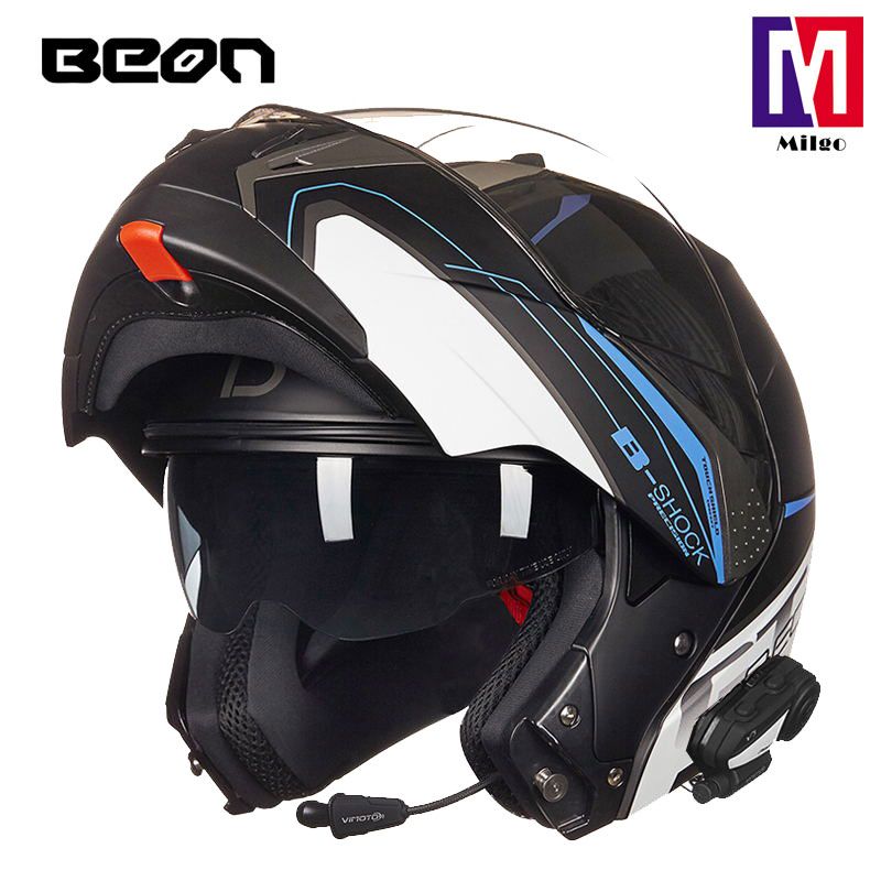 BEON B700 Flip Up Motorcycle Helmet New Modular Full Face Motorbike ...