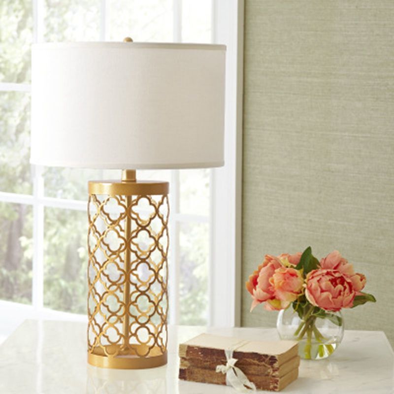 2019 Whole Hotel Gold Cage Led Desk Lamp American Village 2019 Whole Hotel Gold Cage Led Desk Lamp American Village Creative Table Bedroom Study Metal Light Foyer Lighting From Youerlamp