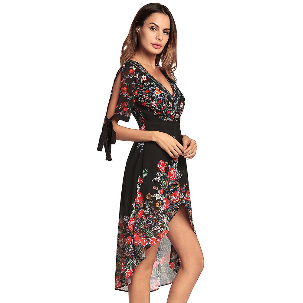 Irregular Chiffon Dress