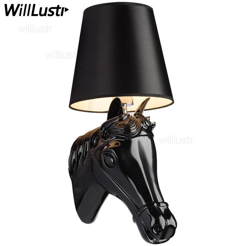 2019 Horse Wall Lamp Modern Sconce Light The Ma 2019 Horse Wall Lamp Modern Sconce Light The Ma Tau Bedside Bedroom Sitting Room Aisle Stairs Corridor Restaurant Hotel From