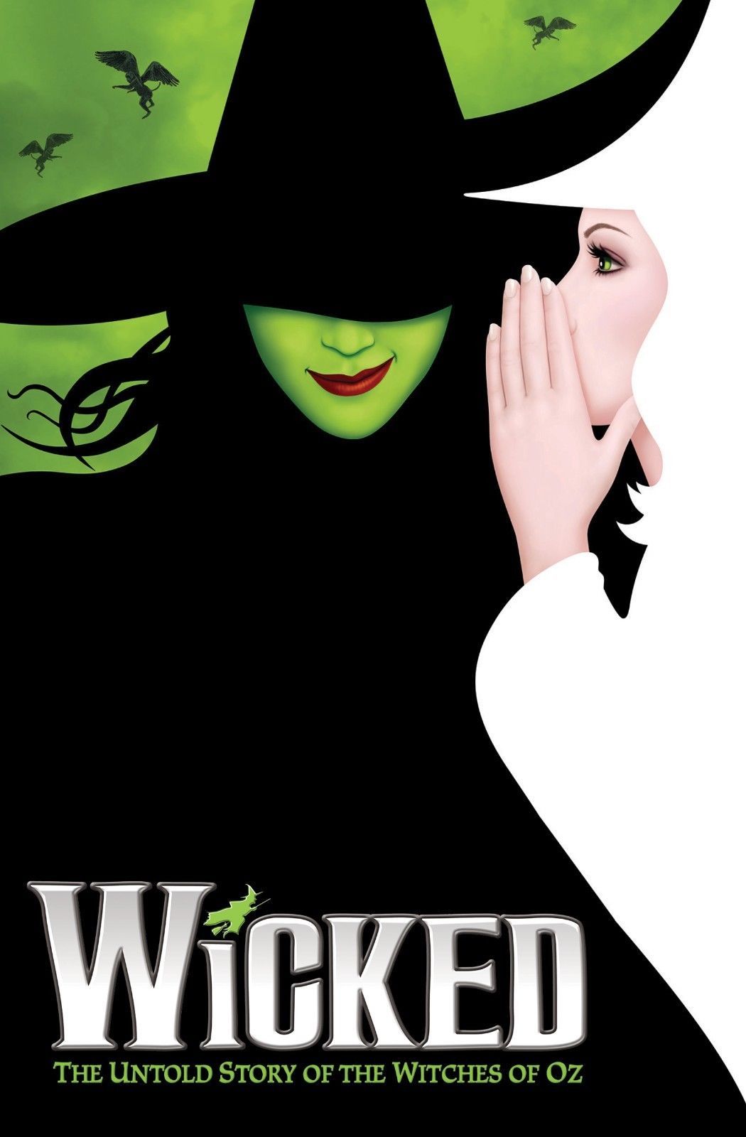 wicked broadway musical cool decor art silk poster 24x36inch 24x43inch
