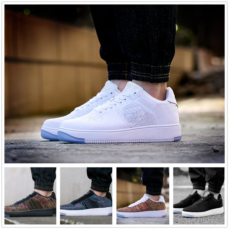 inexpensive nike air force one low noir denim 9ec9f 2817a Nike Air Force 1 Flyknit: Blue | Zapatos hombre deportivos
