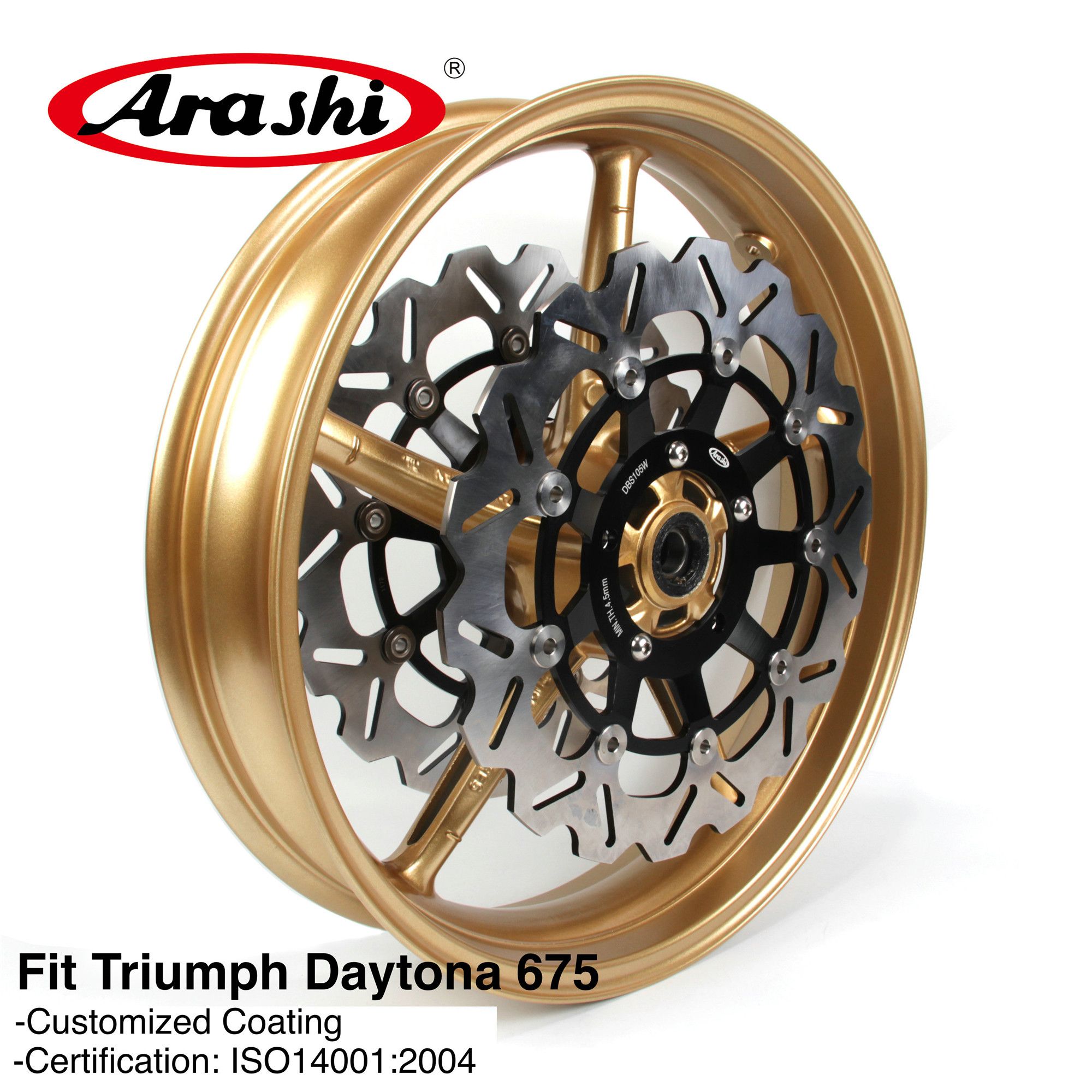 2019 Arashi For Triumph Daytona 675 2006 2012 Front Wheel Rim Brake