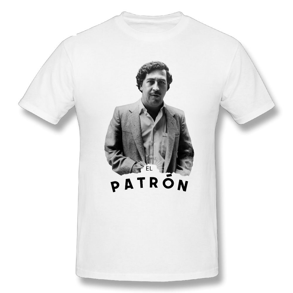 Cool Tee Shirt Pablo Escobar Narcos El Patron Teenage Short Sleeve T Shirts Funny Cotton Men T Shirt Quotes Shirts T Funky T Shirts For Women From