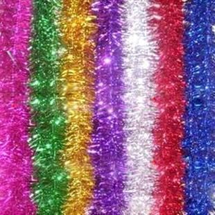 10pcs Lot 9cm Colorful Ribbon Christmas Tinsel Stage Decoration Ribbon Wedding Decoration Party Decorations Free Shipping