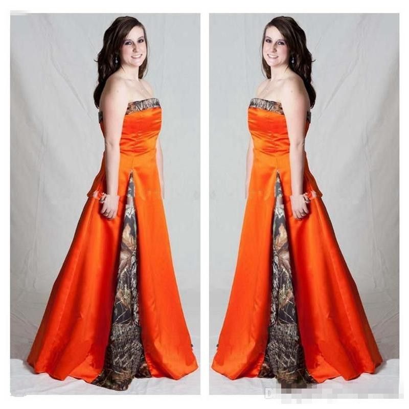 orange sundress wedding